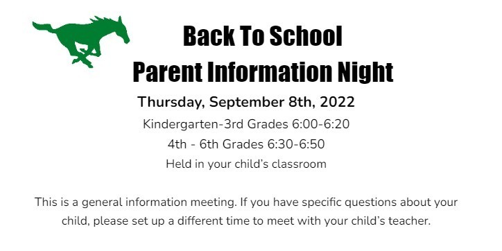 Image of Back to School Night